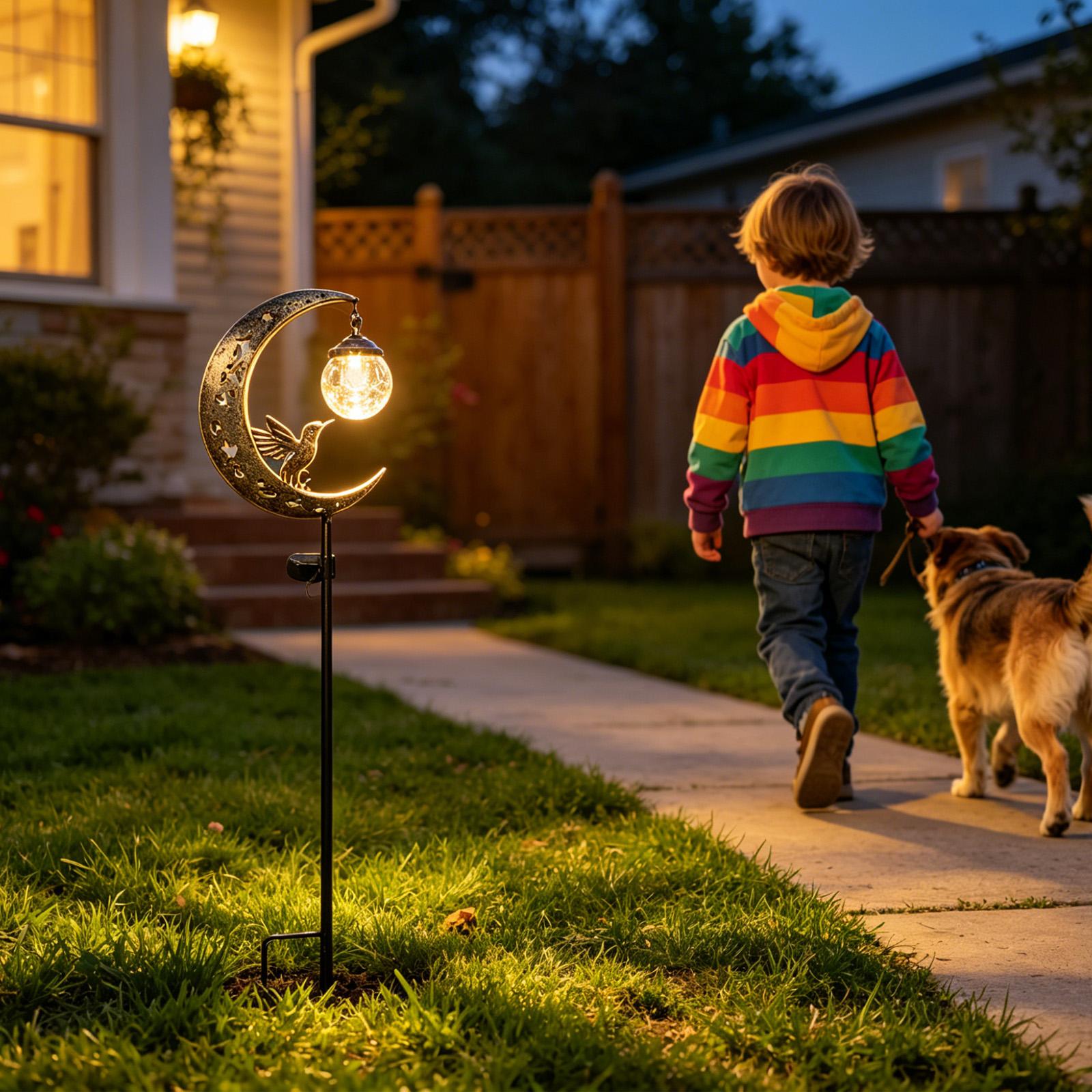 Solar Stake Lights Outdoor Moo - مراجعة Outdoor Lighting Yard Stakes وسعره