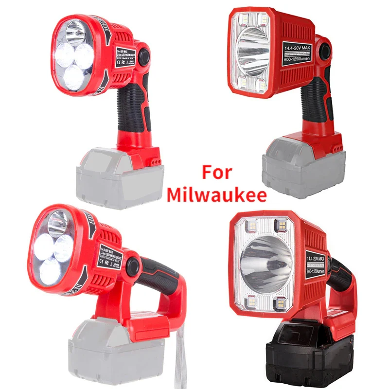 Portable LED Lamp Work Light F - مراجعة Outdoor Lighting Milwaukee وسعره