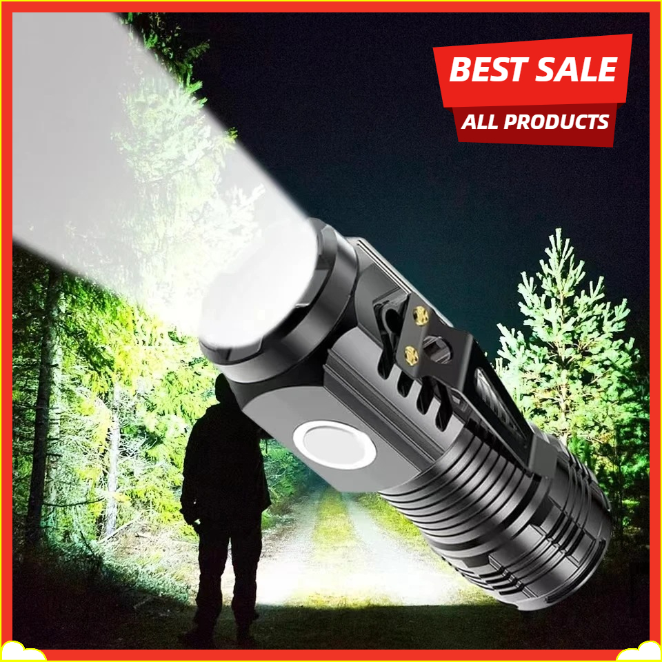 LED Strong Light Flashlight Re - مراجعة Outdoor Lighting The Range وسعره