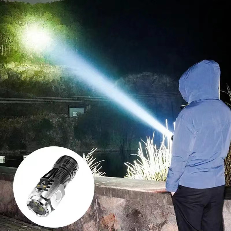 LED Strong Light Flashlight Re - مراجعة Outdoor Lighting The Range وسعره