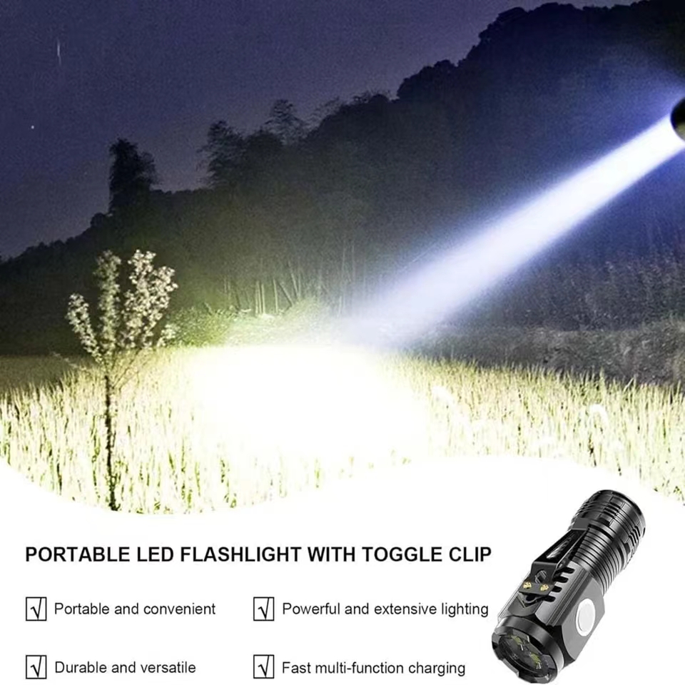 LED Strong Light Flashlight Re - مراجعة Outdoor Lighting The Range وسعره