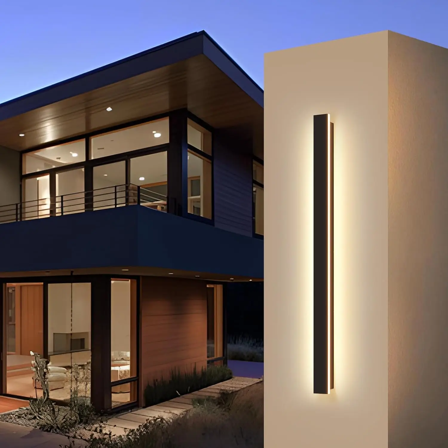 Linear Outdoor Wall IP65 Water - مراجعة Outdoor Lighting Linear وسعره