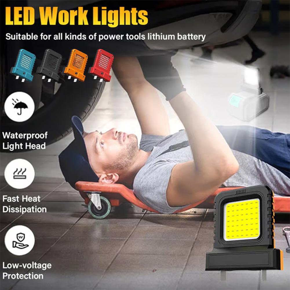 LED Work Light Adjustable Plug - مراجعة Outdoor Lighting Garage وسعره