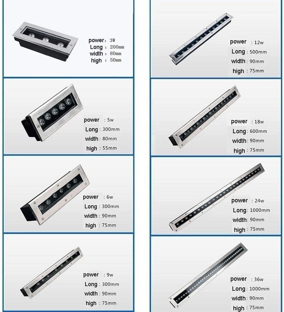 Linear Rectangular Recessed LE - مراجعة Outdoor Lighting Linear وسعره