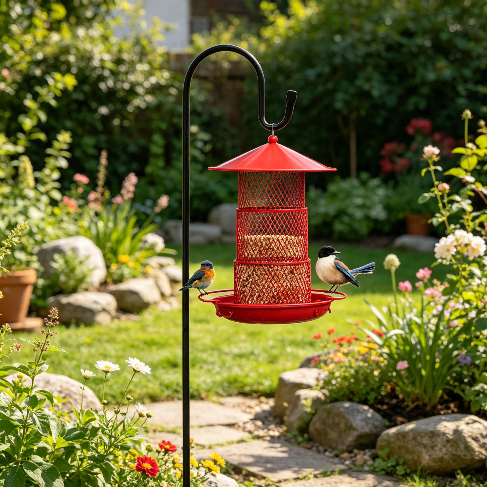 Bird Feeder Hook 47 Inch Metal - مراجعة Outdoor Lighting Poles وسعره