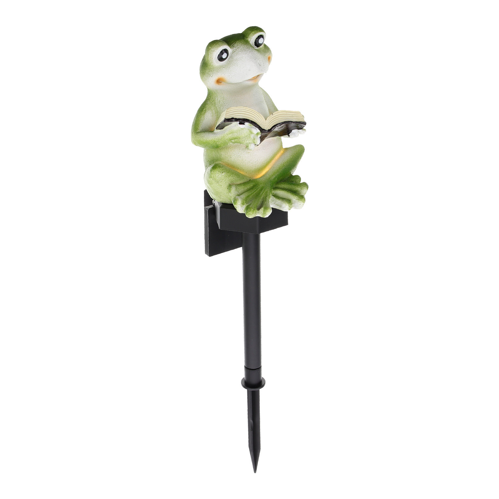 Solar Frog Lights Resin Garden - مراجعة Outdoor Lighting Yard Stakes وسعره