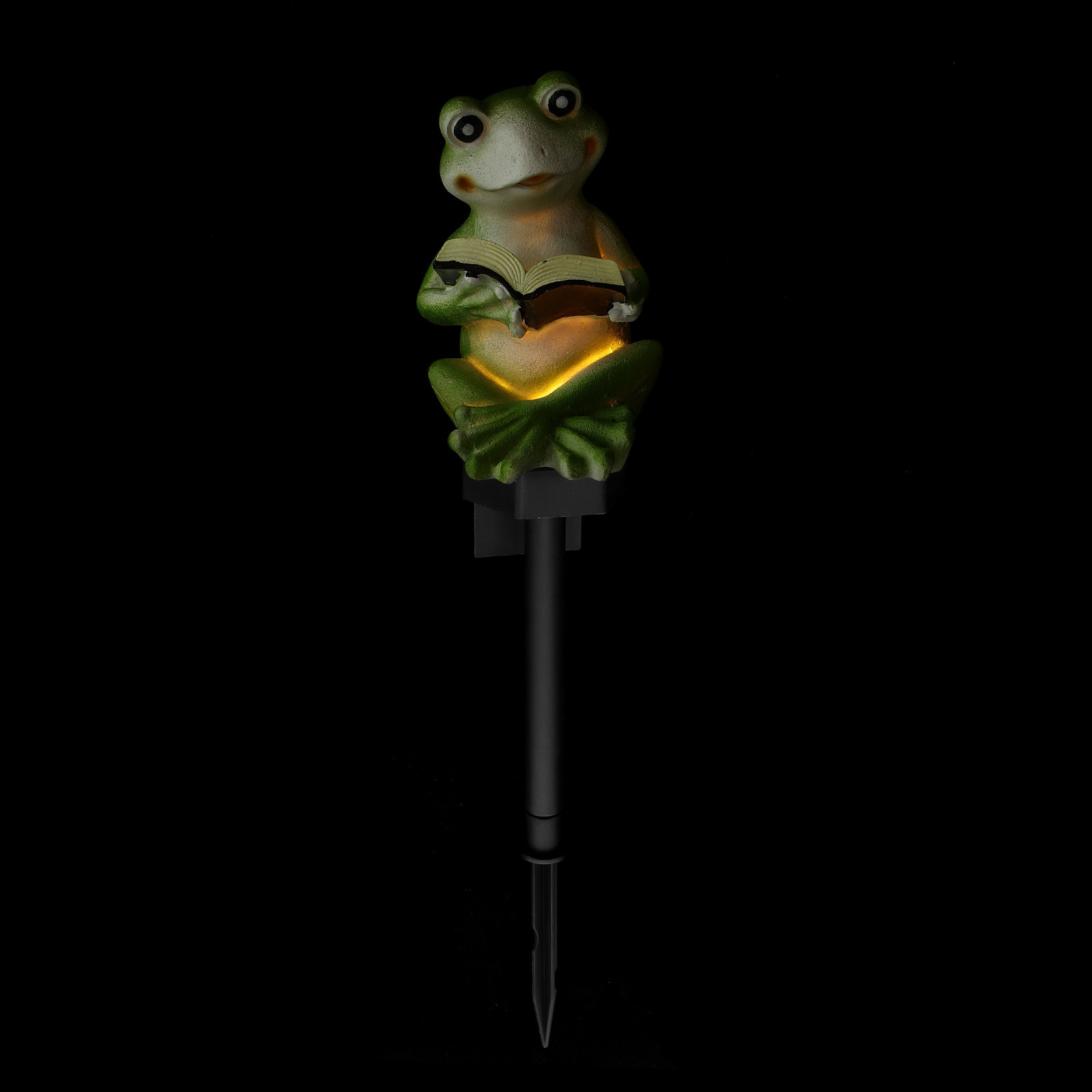 Solar Frog Lights Resin Garden - مراجعة Outdoor Lighting Yard Stakes وسعره