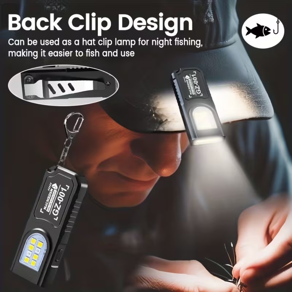 Mini COB LED Keychain Flashlig - مراجعة Outdoor Lighting Lowes وسعره