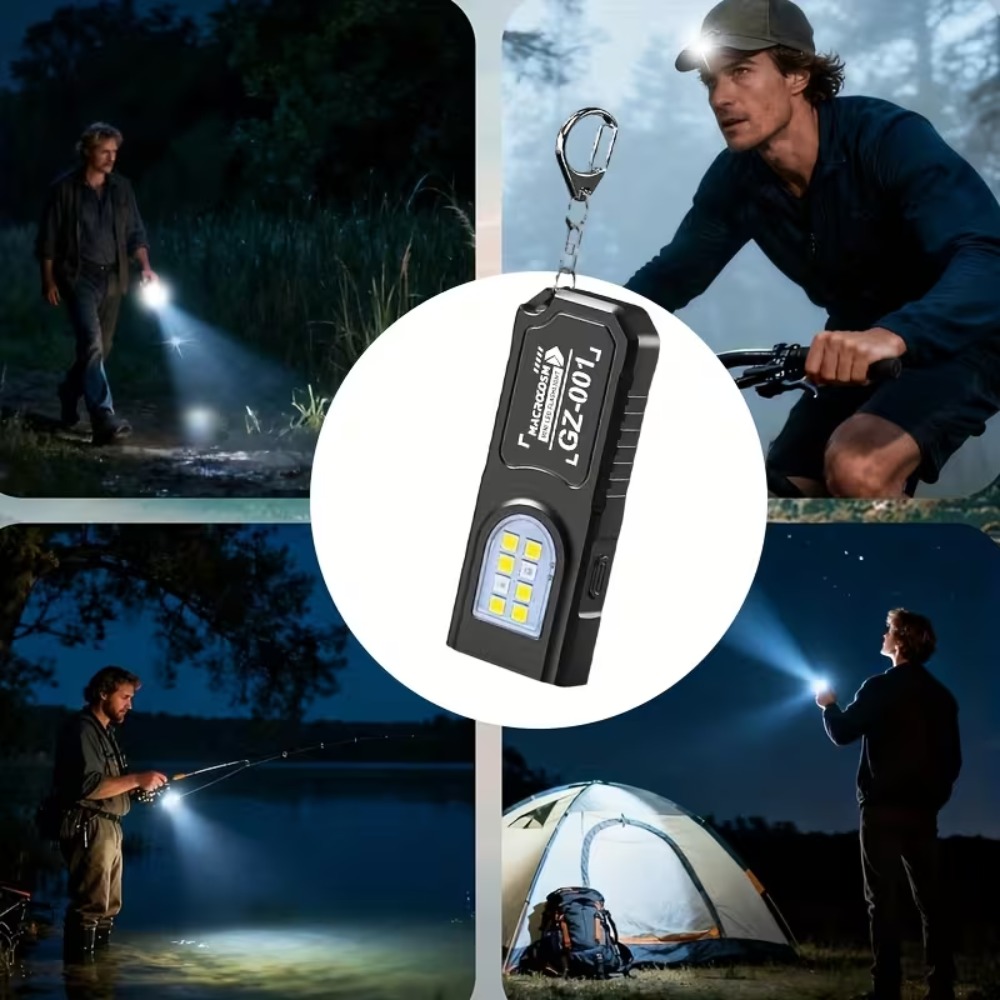 Mini COB LED Keychain Flashlig - مراجعة Outdoor Lighting Lowes وسعره